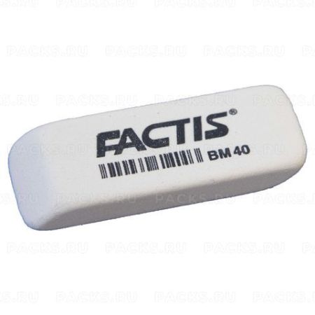 Ластик 52х20х7мм синтетический каучук скошенный FACTIS 1/40