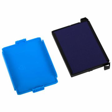 Штамп самонаб 8-стр оттиск 60х40мм синий б/рамки TRODAT 4927/DB корпус синий КАССА 1/10/1