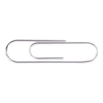 Скрепки 28мм 100шт никелированные Офисная планета 1/30