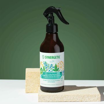 Освежитель воздуха аэрозольный 380мл Synergetic Можжевельник и ангелика 1/6