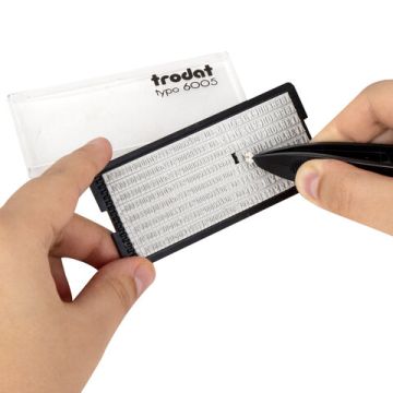 Датер самонаборный 6 строк+дата оттиск 60х40мм синий TRODAT4727 Bank кассы в компл (Клиент)1/1