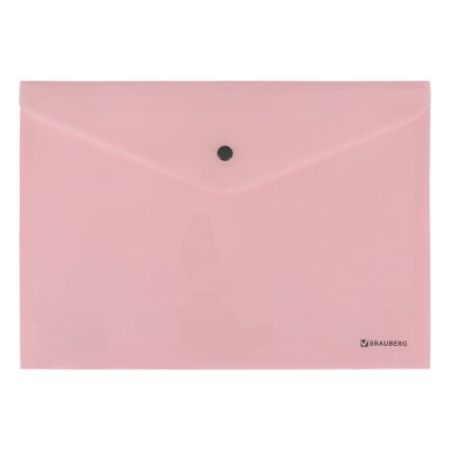 Папка-конверт с кнопкой BRAUBERG 