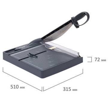 Резак сабельный А4 30л пласт основание длина реза 300мм BRAUBERG KATANA TSP-430 1/6 (Клиент)