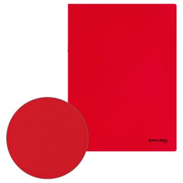 Папка на 2 кольца BRAUBERG UNIVERSAL 25мм красная до 170 листов 0,5мм 1/100 (Клиент)