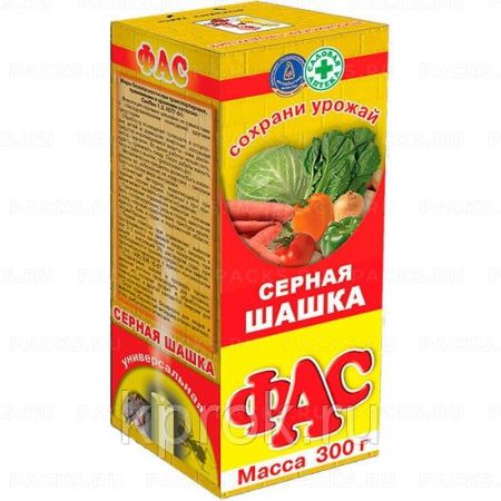 Серная шашка ФАС универсальная 300г 1/28