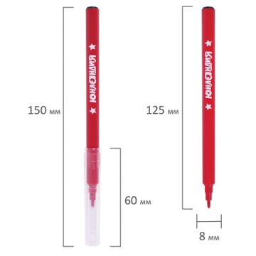 Фломастеры 18цв вентилируемый колпачок ЮНЛАНДИЯ КЛАССНЫЕ 1/12/144