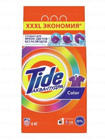 Порошок стиральный Тайд 6кг Колор автомат 1/3