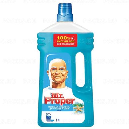 Средство жидкое 1л для полов Мистер Пропер Универсал Океан 1/12